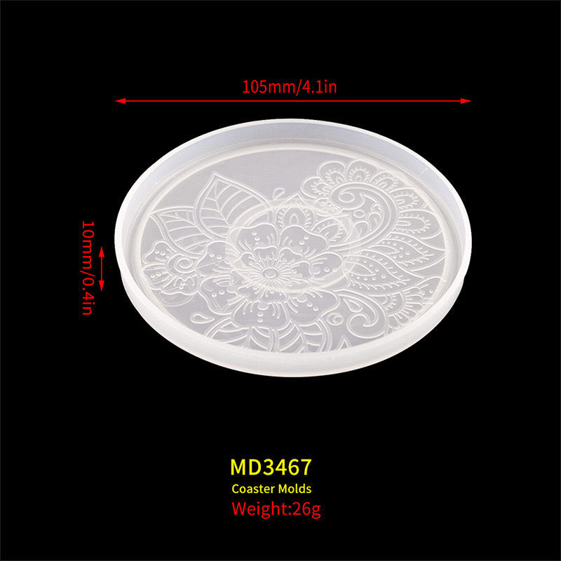 Versatile Resin Mold for Customized Pendants and Charms