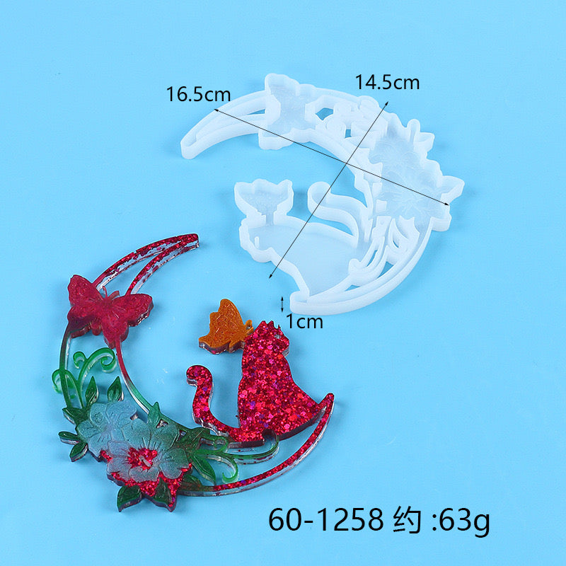 Versatile Resin Mold for Customized Pendants and Charms