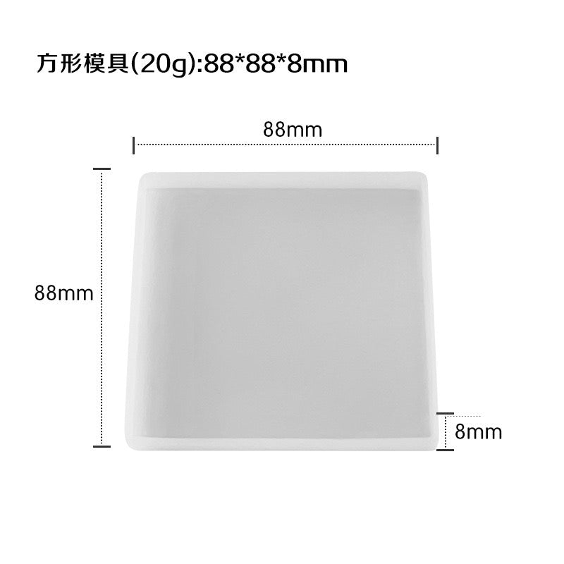 Versatile Resin Mold for Customized Pendants and Charms