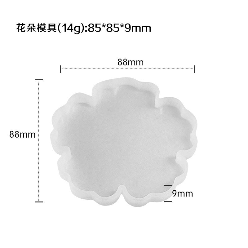 Versatile Resin Mold for Customized Pendants and Charms