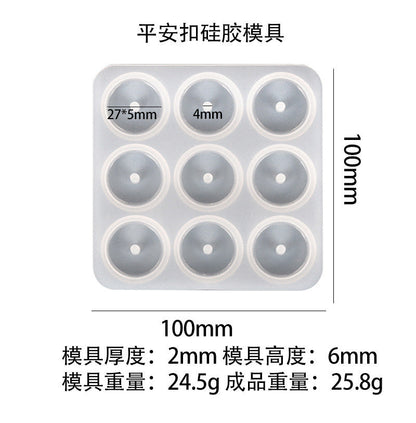 Versatile Resin Mold for Customized Pendants and Charms