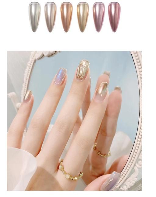 6-in-1 Nail Mirror Powder Set