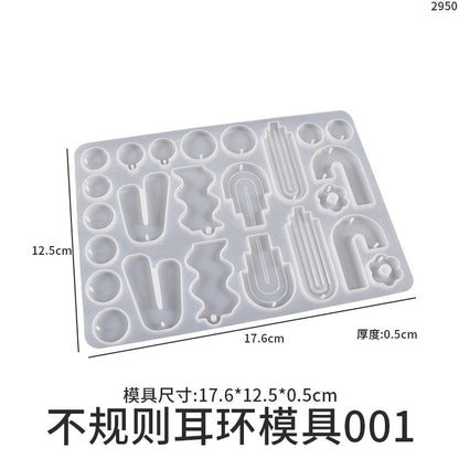 Versatile Resin Mold for Customized Pendants and Charms