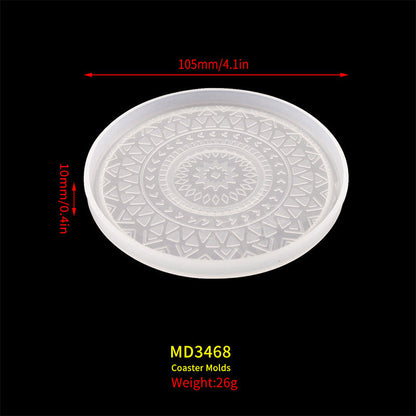 Versatile Resin Mold for Customized Pendants and Charms